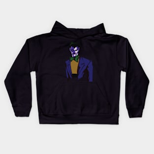 The Dot-Eyed Joker - Dark Fan Art Kids Hoodie